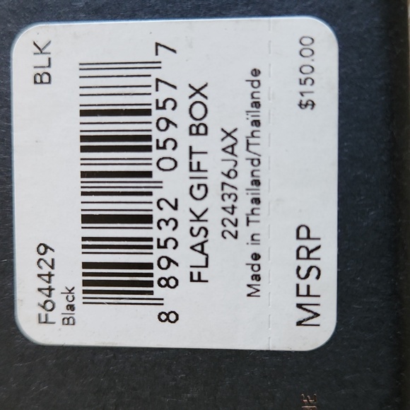 NWT IOB Coach Men's Flask & Key Holder Boxed Set 🖤🔑🍸❤️ - Picture 16 of 16